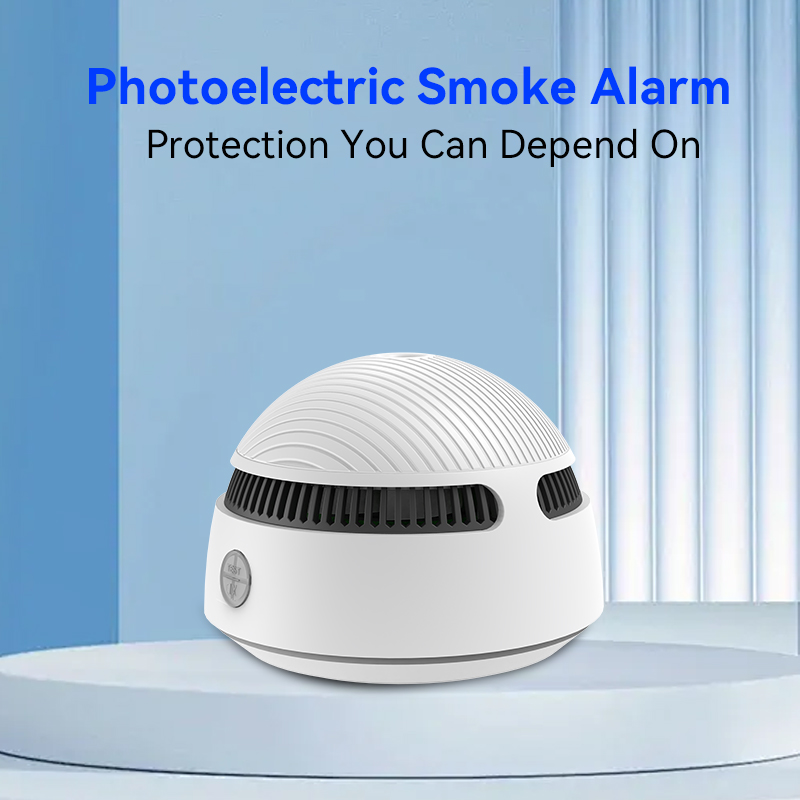 XUK Smoke detector fire alarm detector Independent smoke alarm sensor for home office etc Security photoelectric smoke alarm