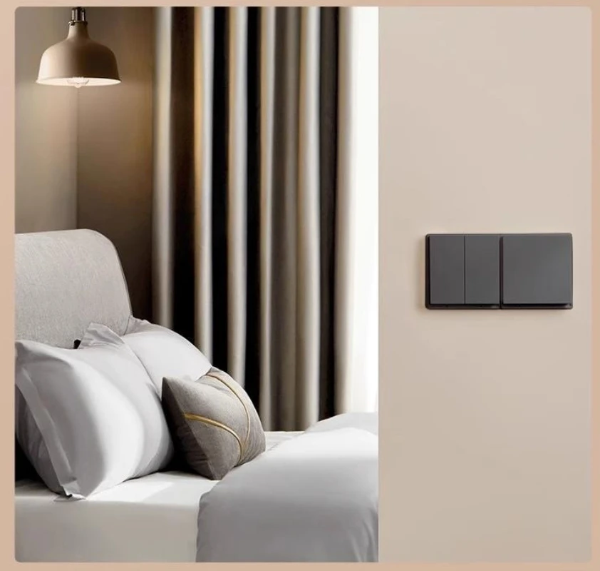 Aqara E1 interruptor de pared con Neutral NO Neutral Smart Home ZigBee 3,0 interruptor de luz de llave inalámbrico para aplicación Xiomi Mi Home