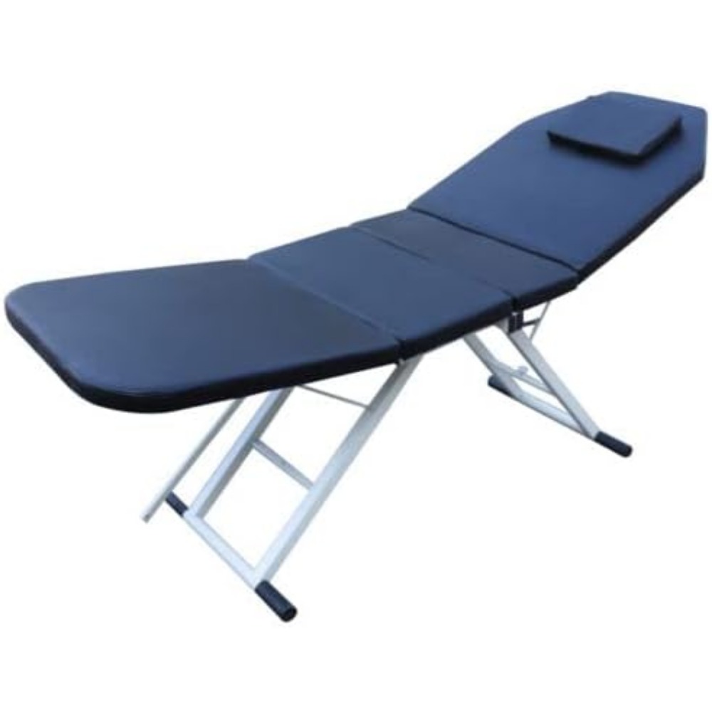 Adjustable Backrest Massage Table Beauty Couch Bed 3 Folded Spa Salon Foldable Chairs For Treatment Healing Folding Pvc Leather