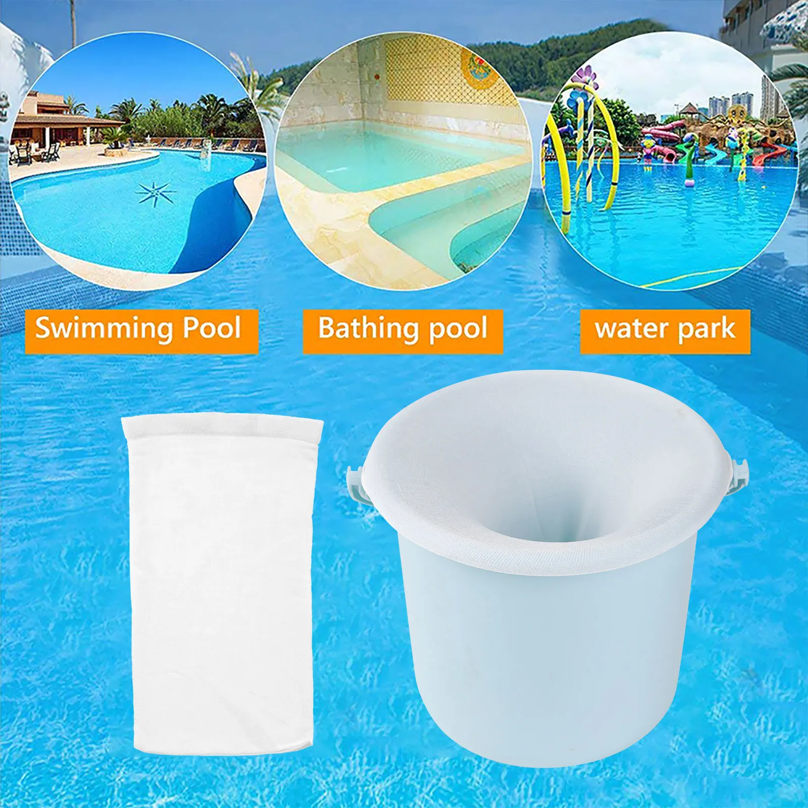 5-50 Stuks Filter Opslag Zwembad Skimmer Sokken Nylon Zwembad Filter Sokken Voor Mand Skimmer Buitenzwembad Reinigingsfilters Net