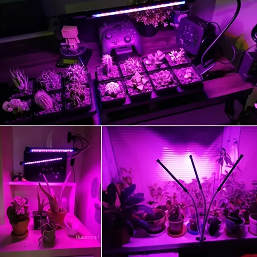 แผ่นเรืองแสง Grow พืช LED แบบ USB สำหรับพืชระบบปลูกพืชไฮโดรโปนิกส์ไฟเร่งการเจริญเติบโตแบบเต็มสเปกตรัมตั้งเวลาได้5V