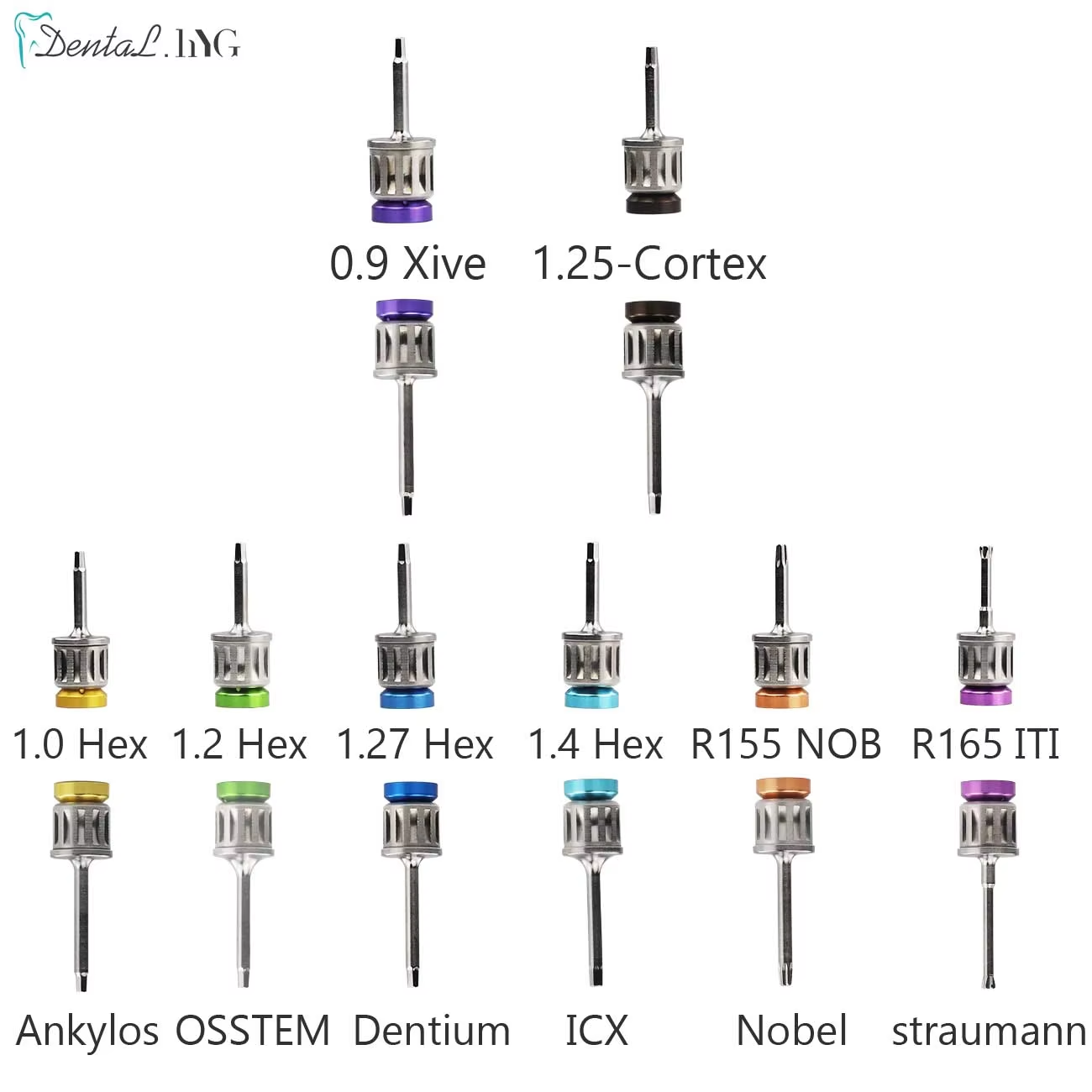 歯科用インプラントトルクレンチ,ユニバーサル修復ツールキット,ラチェット,10-70ncm,16個