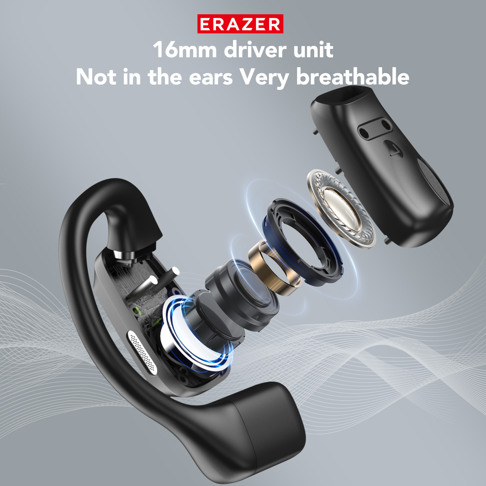 [AI Vertaler Oordopjes] Depzer XP6 Draadloze hoofdtelefoon Gaming Headset Equalizer APP Bluetooth-oortelefoon Waterdicht Krachtig geluid