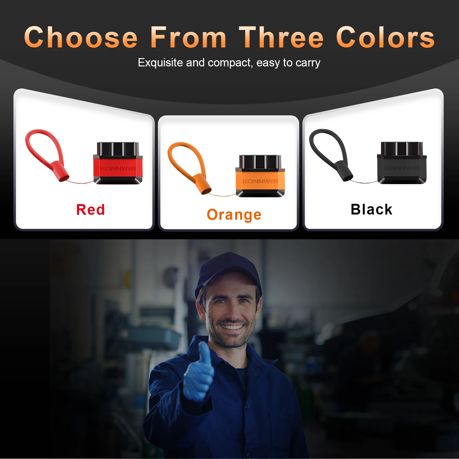 Konnwei carro obd2 ferramenta de diagnóstico de falhas conexão bluetooth maxobd app controle varredura códigos de erro claro carro obd2 ferramenta de verificação