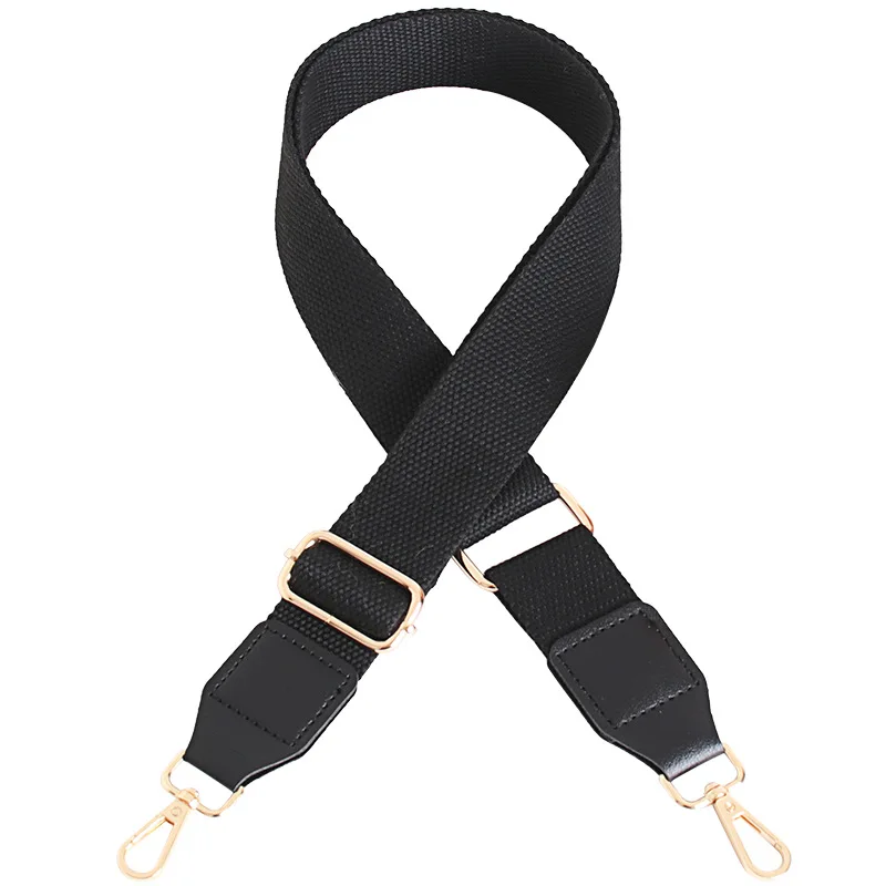 Solid color bag strap canvas women's bag shoulder strap accessories single shoulder diagonal span long shoulder strap