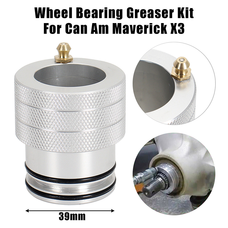 Herramienta engrasadora de rodamientos de rueda de 39MM, compatible con Can Am Maverick X3 2017-2022, accesorios de servicio de engrasador de rodamientos de rueda de alta calidad para coche
