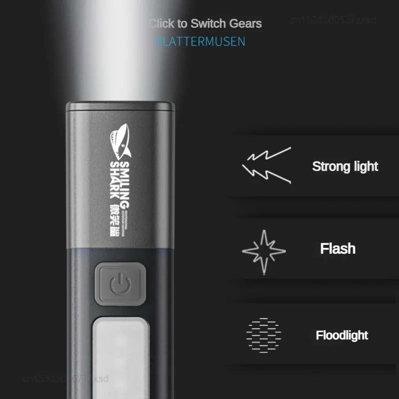   Linterna multifunción para exteriores, luces fuertes portátiles, enfoque Variable con lámpara de iluminación para acampar, pescar y caminar al aire libre