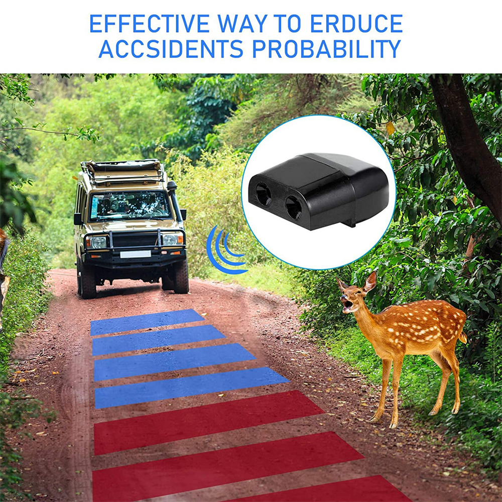 1~10PCS Car Deer Whistles Avoids Deer Collisions Animal Repeller Ultrasonic Animal Whistle Warn Deer Wildlife Warning Device