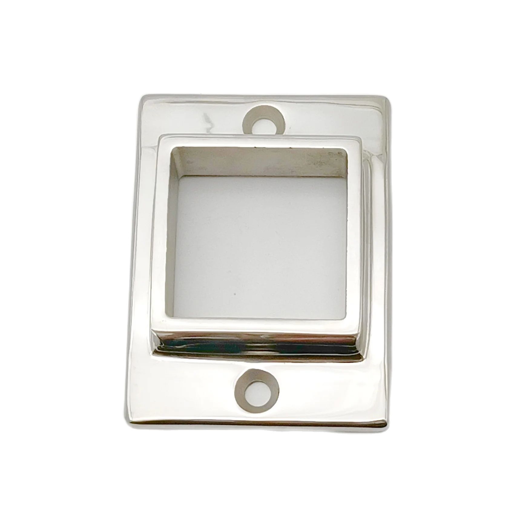 316 สแตนเลสสตีล Handrail ฐานสแควร์หน้าแปลนท่อสําหรับ 38.1 มม.ราวบันไดสแควร์