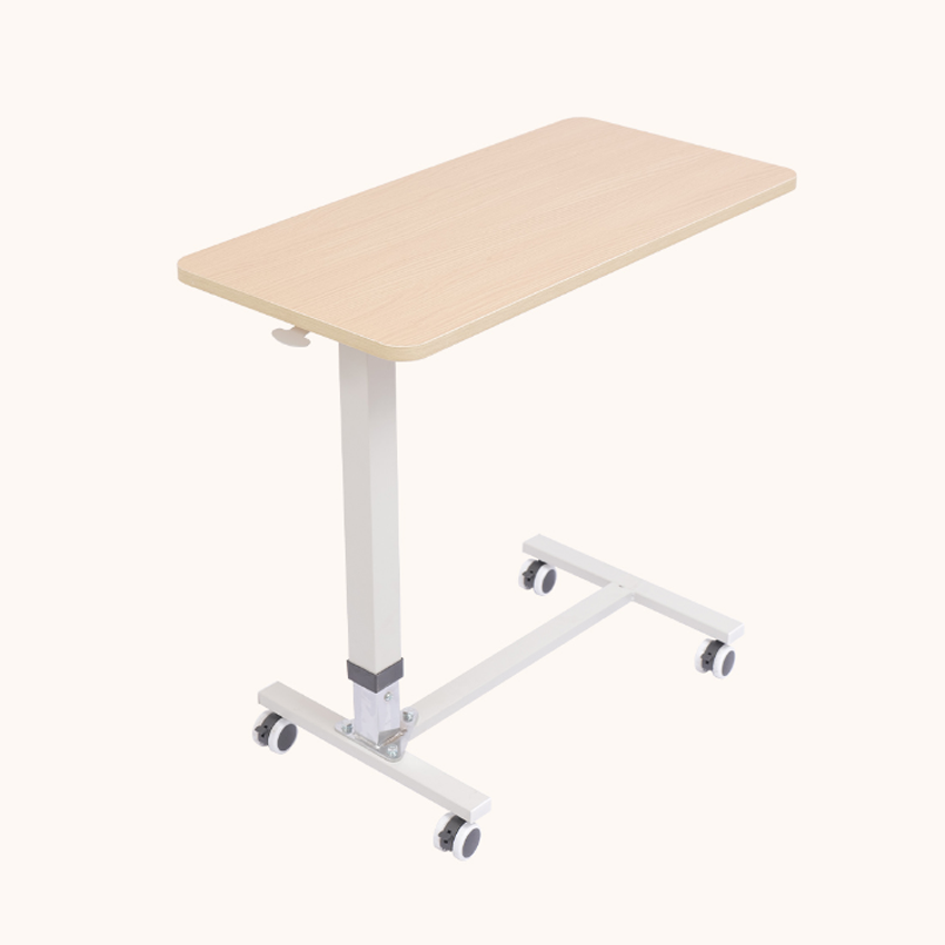 Mesa de jantar móvel multifuncional com rodas ABS cabeceira cuidados idosos para almoço para pacientes