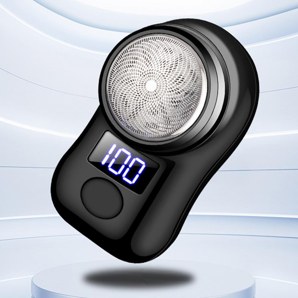 Men Electric Razor Electric Shaver with Digital Display Usb Rechargeable Portable Electric Shaver with Led Battery for Men