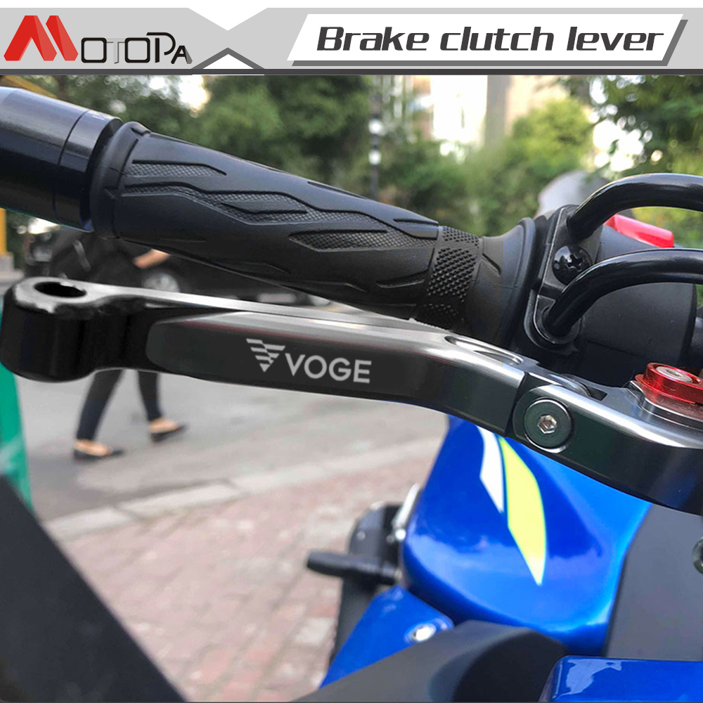Loncin voge 300ラリー300 300ラリー300GY motopaオートバイcncアルミブレーキクラッチレバー調整可能な折りたたみロゴvoge