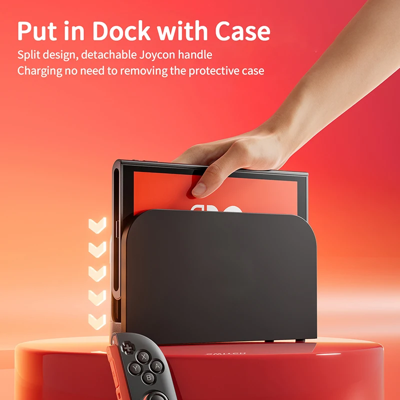 For nintendo switch2 protective case Switch2 Split type protective shell PUT IN dock gift tempered glass grip caps switch2 cover