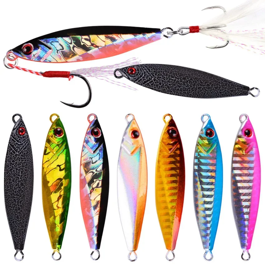 Señuelo de pesca VIB, plantilla de Metal, 14G, 21G, 30gG, señuelos que se hunden, plantillas de mar, cuchara, pesca de invierno, bueno para pesca, Jigging, cebo de hielo duro, 1 Uds.