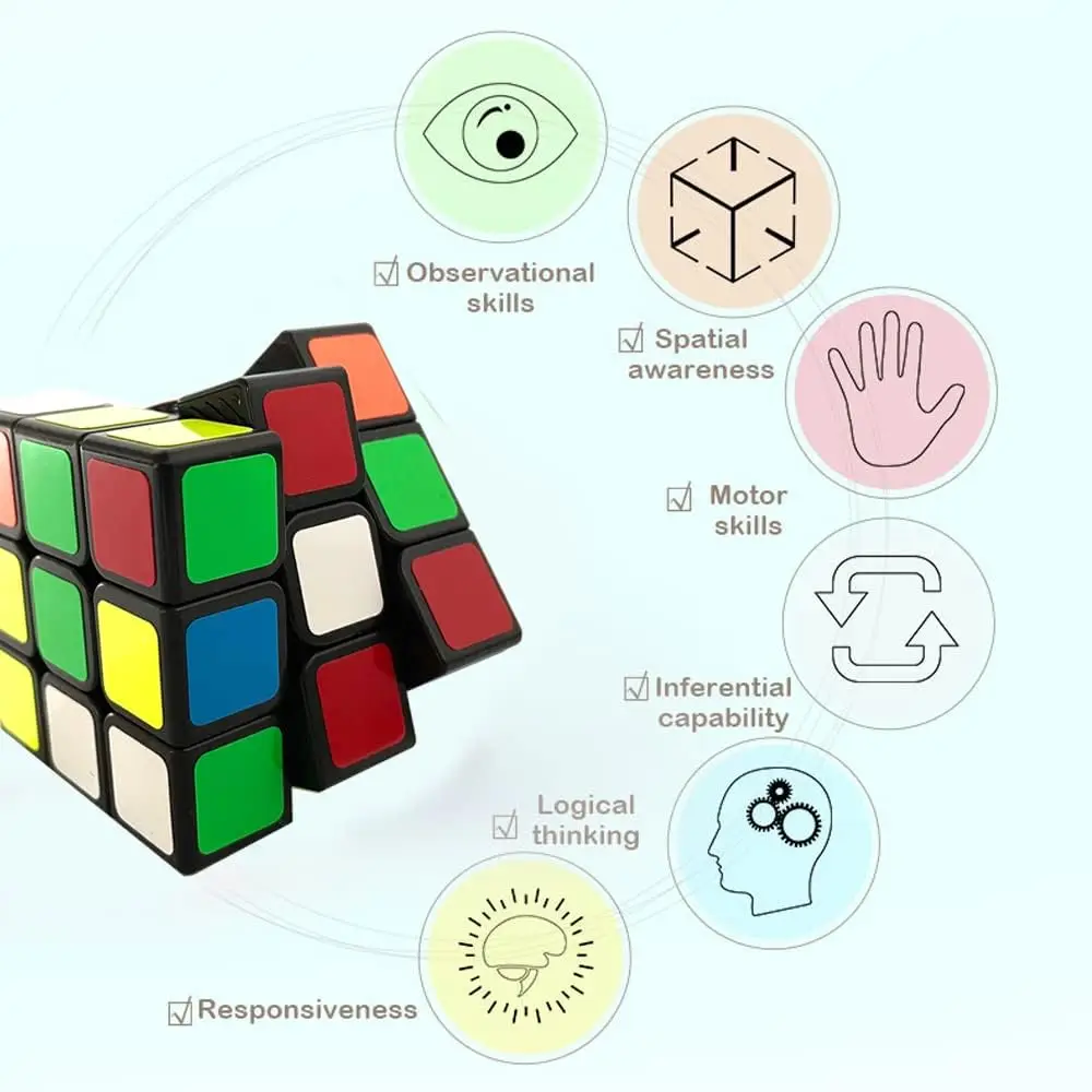 Qiyi Speed Cube Set 2X2 3X3 4X4 Pyramid Speed Magic Cube Professional Magic Cube Puzzles Educational Toys For Children