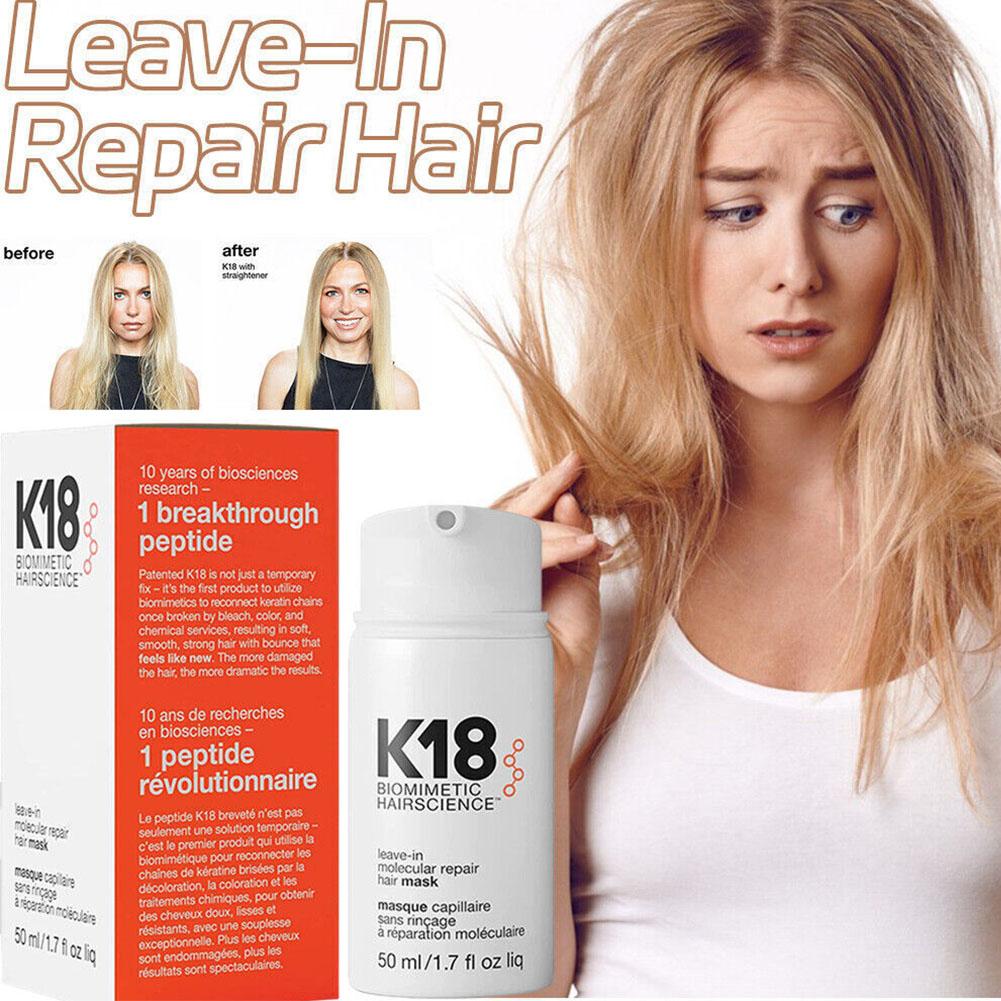 5/1 pces k18 sem enxágue molecular/1 * máscara de cabelo de reparação de cortina suaviza restaura cabelos danificados tratamento profundo de queratina para cabelos e couro cabeludo
