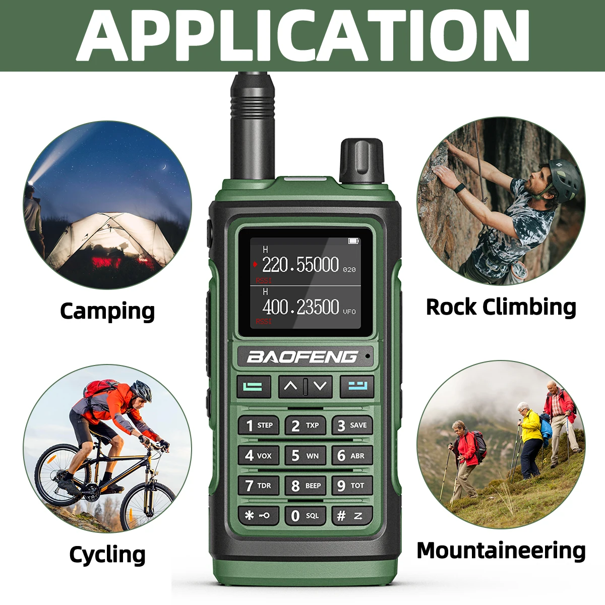 Baofeng UV-17 Pro V2 Tri Band Walkie Talkie Long Range leistungsstarke drahtlose Kopierfrequenz Typ-C UV-5R UV-21 Pro Ham Two Way Radio
