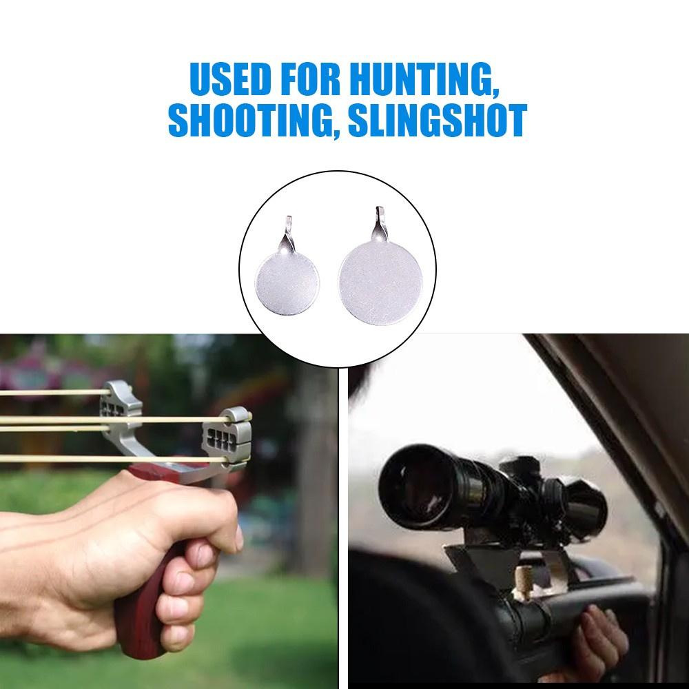 2.5cm 3cm 4cm Stainless Steel Shooting Target Bullseye Hunting Slingshot Catapult Paintball Airsoft Pistol Training Target