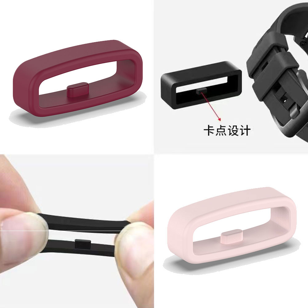 18/20/22/26 ミリメートル時計バンドループリングロッカーセキュリティホルダーガーミンフェニックス 7X 6S 6X 6 7 プロ 5X 5S 5 5 プラス Vivoactive 3 4 4S