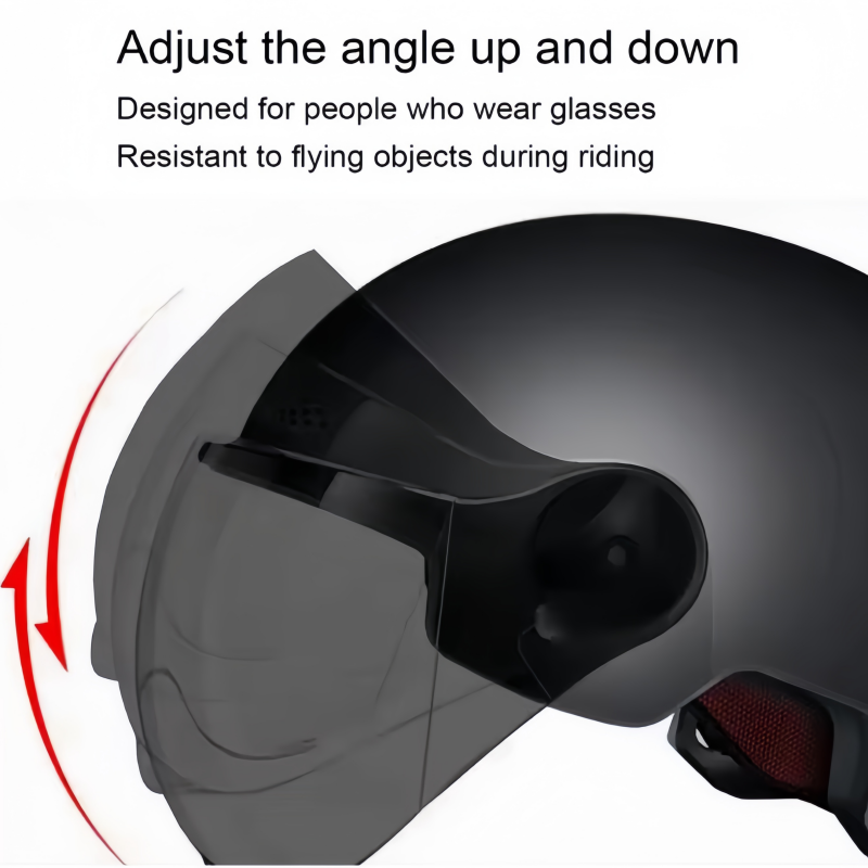 Heren Retro Motorhelm Halve Helm Vintage Lichtgewicht Scooter Fietsveiligheid Cruiser Helm voor Heren Dames Rijuitrusting