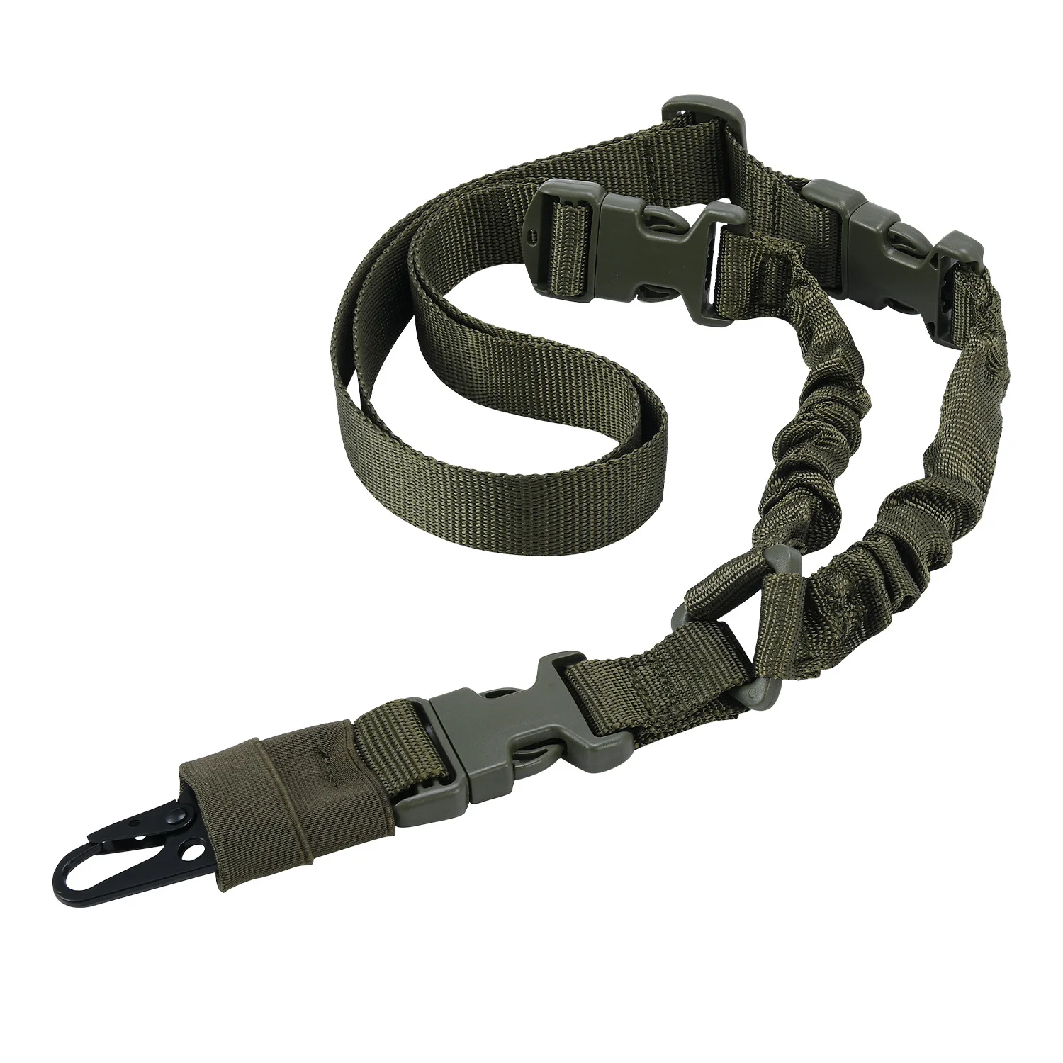 Cinto de arma de tiro, acessórios de caça, equipamento tático, ponto único, alça de ombro, rifle, corda, cinto com fivela de metal