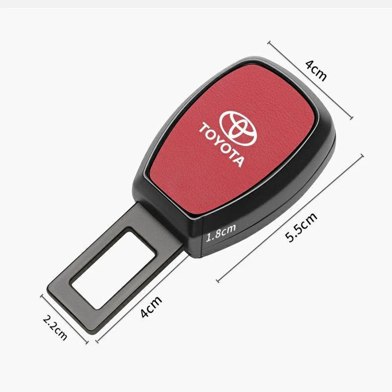 Extensor de abrazadera para cinturón de seguridad de coche, hebilla para cinturón de seguridad, extensor de cinturón de seguridad para Toyota Highlander rav4 yaris IZOA, accesorios