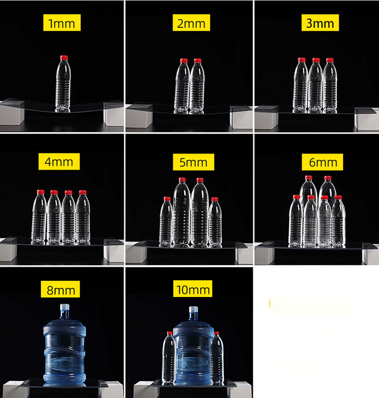 Толщина 1–5 мм Листы ПК Поликарбонатная пластина Прозрачная доска 100 мм x 100 мм 200 мм x 200 мм 200 мм x 300 мм 300 мм x 300 мм 300 мм x 400 мм