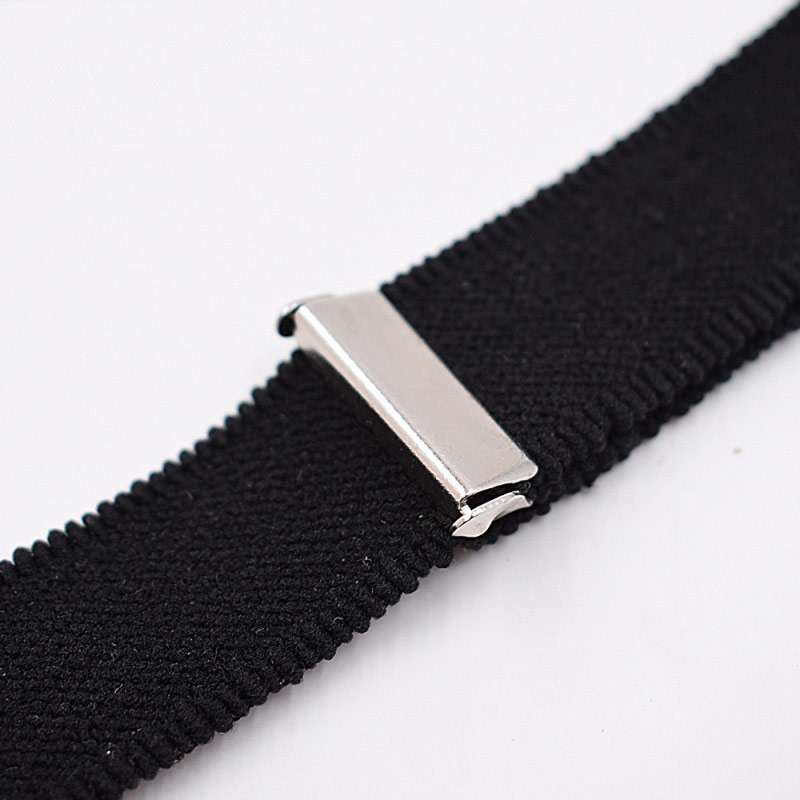 2 Stuks Heren Shirt Blijft Riem Met Anti-Slip Vergrendeling Clips Houden Overhemd Opgetrokken Been Dij Jarretelles Riem Voor Thuis