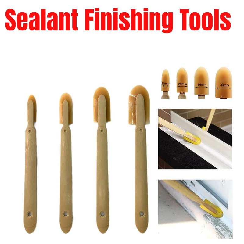 2 pçs ferramentas de acabamento selante calafetagem de borracha calafetagem selante de silicone ferramenta de acabamento comprimento estendido espátula de borracha ferramenta de calafetagem