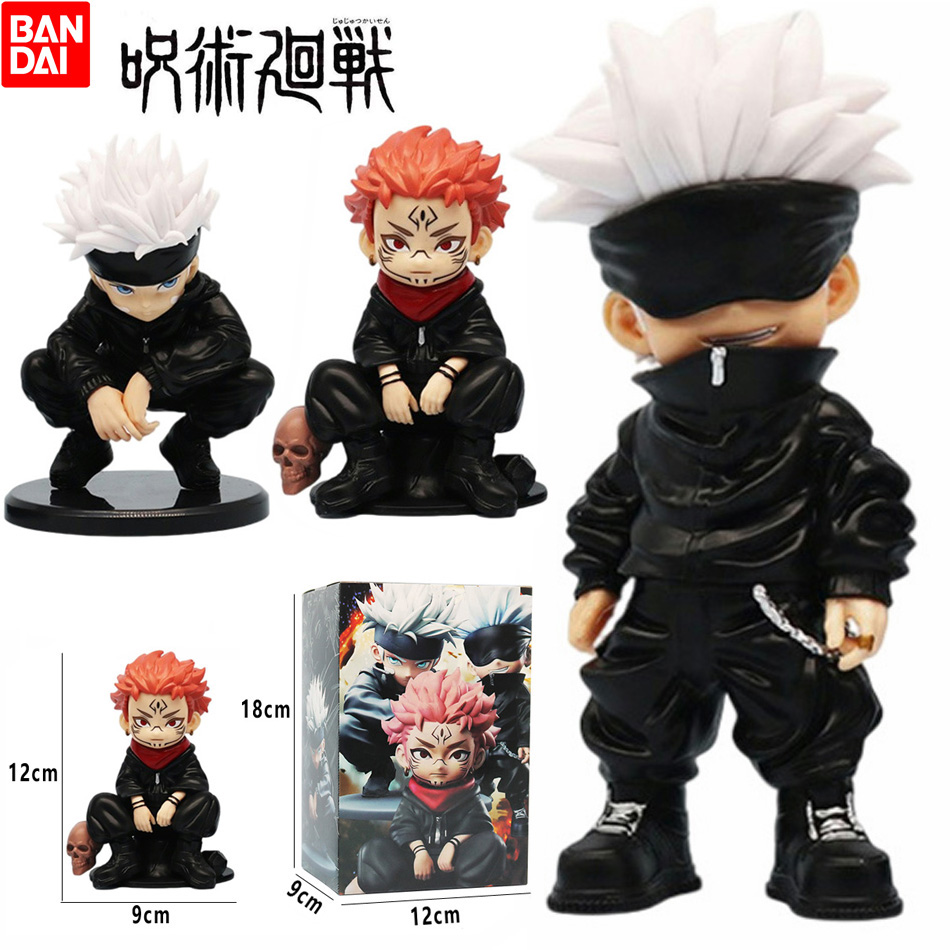15cm jujutsu kaisen anime figura 3 estilo satoru gojo figura de ação senhor da maldição sukuna estatueta coleção modelo boneca brinquedos