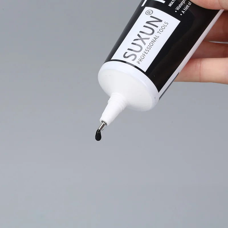 15/25/50/110ML สีดําติดต่อซ่อมโทรศัพท์กาวกรอบแบตเตอรี่แก้วพลาสติก Universal DIY กาว