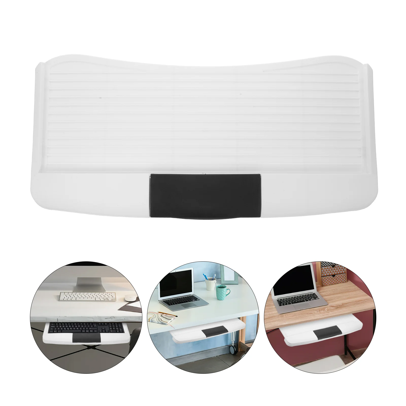 Black Keyboard Tray Drawer Style Computer Keyboard Tray Under Desk Storage Tray Desk ganizer Office Furniture Keyboard Storage