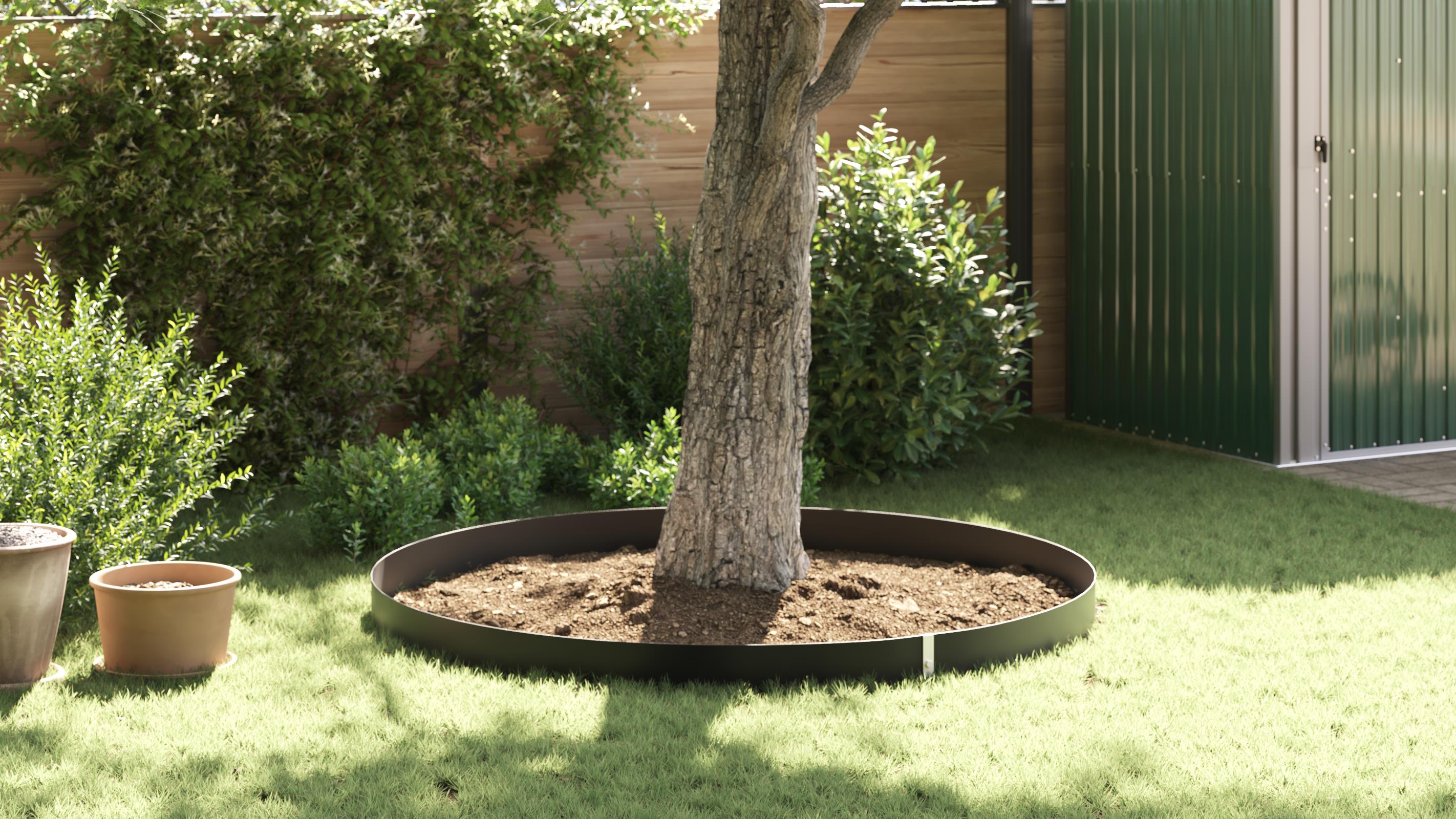 Barrière racine avec rails de connexion noirs 0,7 x 10 m 1,5 mm HDPE Solution durable pour paysage de jardin