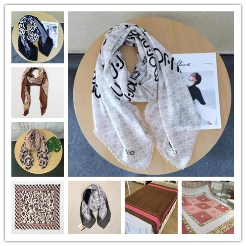 Venta al por mayor bufanda de moda clásica italiana chales de protección solar para vacaciones bufanda cálida de otoño invierno múltiples estilos 02