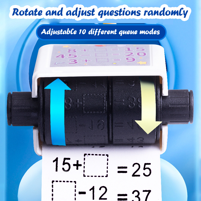 Leerstempel 2 In 1 Vul De Lege Roller Herbruikbare Wiskunde Roller Ontwerp Digitale Stempel In In 100 Wiskunde Praktijk
