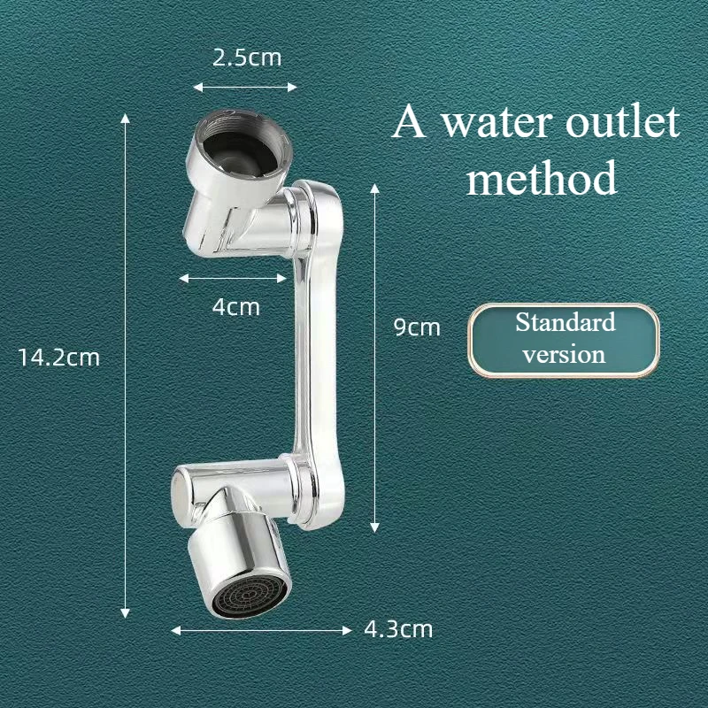 New Universal Rotation Extender Faucet Aerator Plastic Splash Filter Kitchen Tap Washbasin Faucets Bubbler Nozzle Robotic Arm
