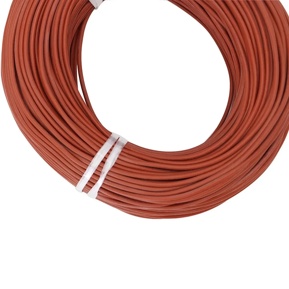 MINCO ความร้อน 5 ~ 100M อินฟราเรดคาร์บอนไฟเบอร์ความร้อน 12K 33ohm ขดลวด 3 มม.± 0.2 สายสําหรับระบบทําความร้อนพื้น
