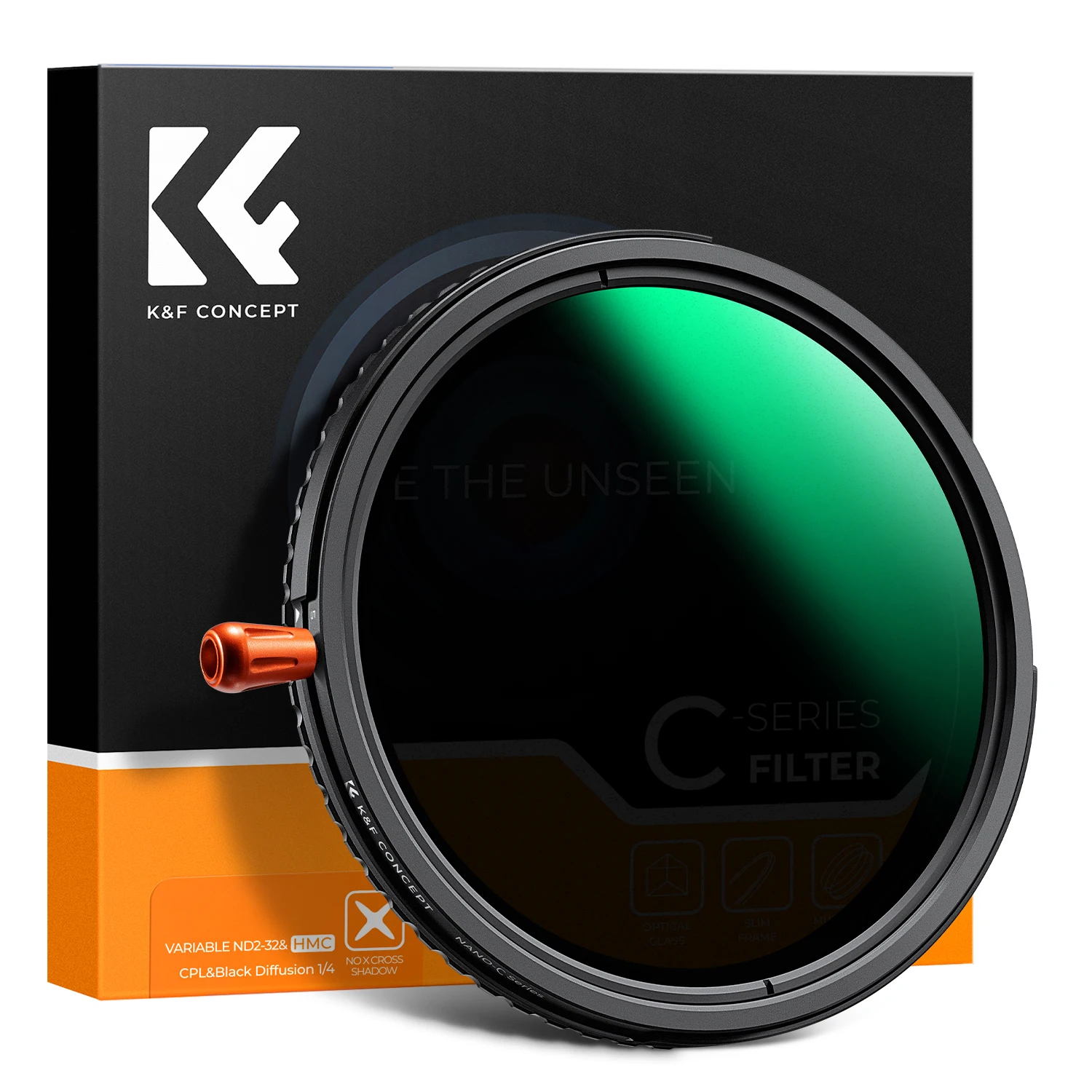 K&F 3в1 Фильтр ND CPL Черный диффузионный фильтр 1/4 ND2 к ND32 Black Mist Pro 1/4 Фильтр Многофункциональный фильтр 67 мм 72 мм 77 мм 82 мм