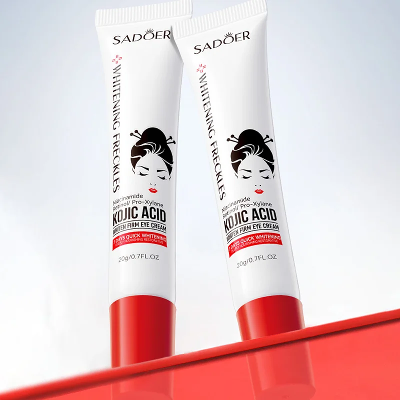 SADOER ácido kójico Retinol crema para ojos anti ojeras eliminar bolsas de ojos hidratante reafirmante belleza ojos productos para el cuidado de la piel