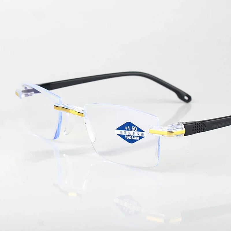 Gafas inteligentes con ajuste automático para hombre, lentes de lectura con aumento, multifoco progresivo, antiluz azul, 0- + 4,0, 1 ud.