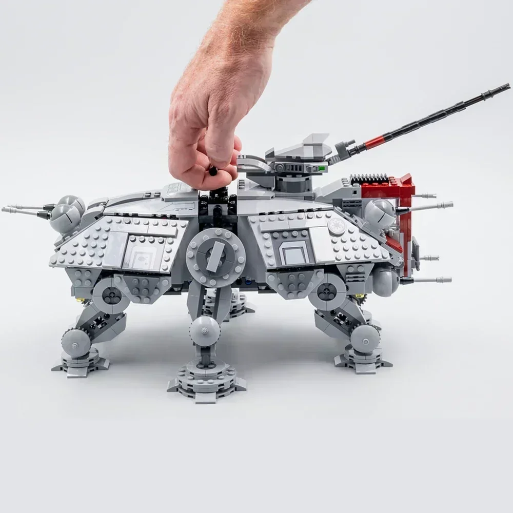 Aliens MOC-AT-Roboter Galaxy Space Heavy TE-Droid-Walkers Space-Battle Fighters Modell Bausteine Ziegel Spielzeug Geschenk Jungen