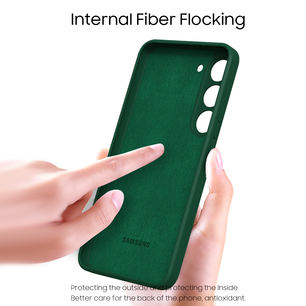 For Samsung Galaxy S24 S23 S22 S21 S10 Plus FE Ultra A55 A54 A35 A34 A16 Silicone Case Shockproof Soft-Touch Back Cover Funda