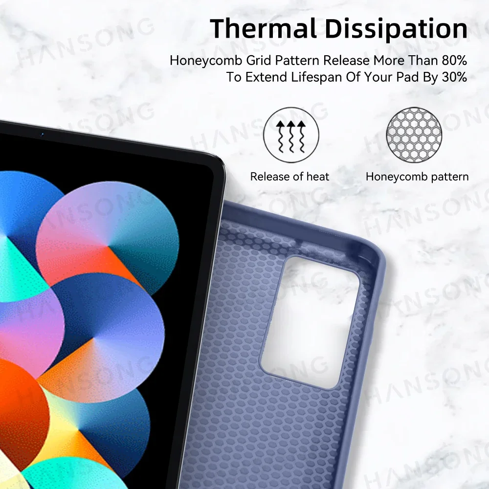 For Xiaomi Redmi Pad Case 10.61" 2022 Flip Stand PU Protective Cover For Redmi Pad SE 11in Leather Shell Tablet Protective Case