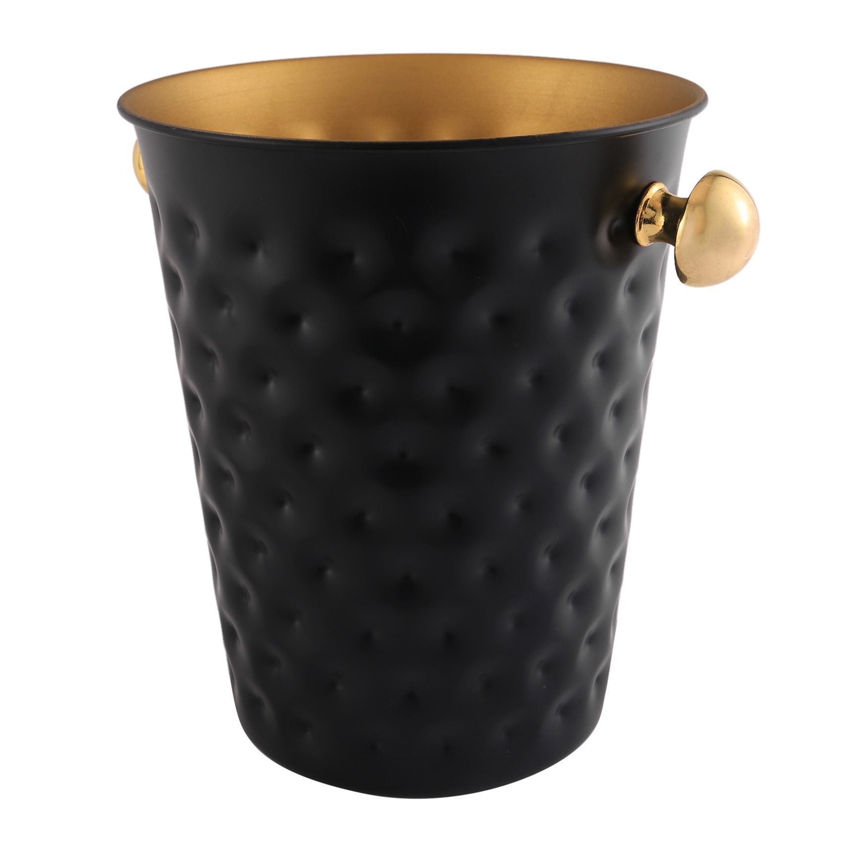 Glace Martelée Créative en Acier Inoxydable, Vin, Champagne, Hôtel, Maison, Fournitures KTV, Noir, E27