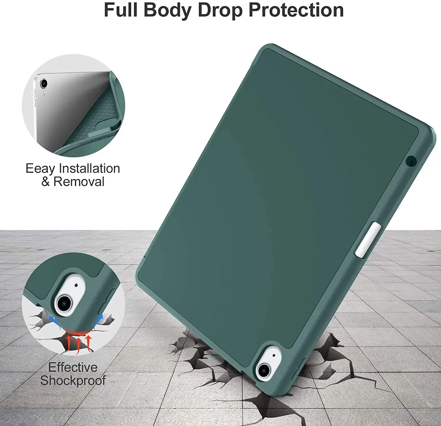 Para 2024 iPad Air 11 "4th 5th 10,9 funda 2022 funda con soporte de silicona para iPad Pro 11 2021 decima generación funda con soporte para lápiz