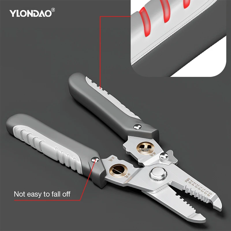 Wire Stripper Decrustation คีมหลายเครื่องมือ Ire Stripper ไฟฟ้า Cable Stripper เครื่องตัดมัลติฟังก์ชั่นซ่อมเครื่องมือคีม