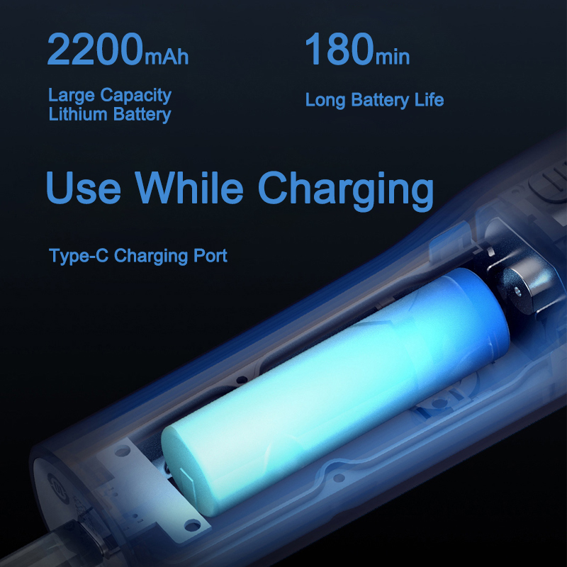 Maszynka do strzyżenia włosów XIAOMI MIJIA, czas pracy akumulatora 180 minut, wodoodporne ceramiczne ostrze pokryte tytanem IPX7, profesjonalne maszynki do strzyżenia dla mężczyzn