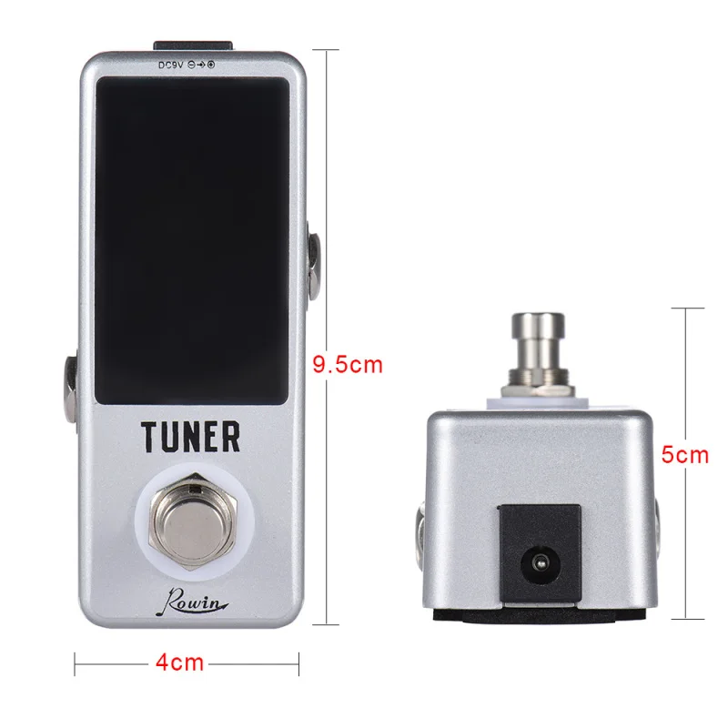 Mini Chromatische Tuner Pedaal EffectGitaar Bas Muziekinstrumenten LED Display True Bypass GuitarTuner voor Gitaar Bas Accessoires