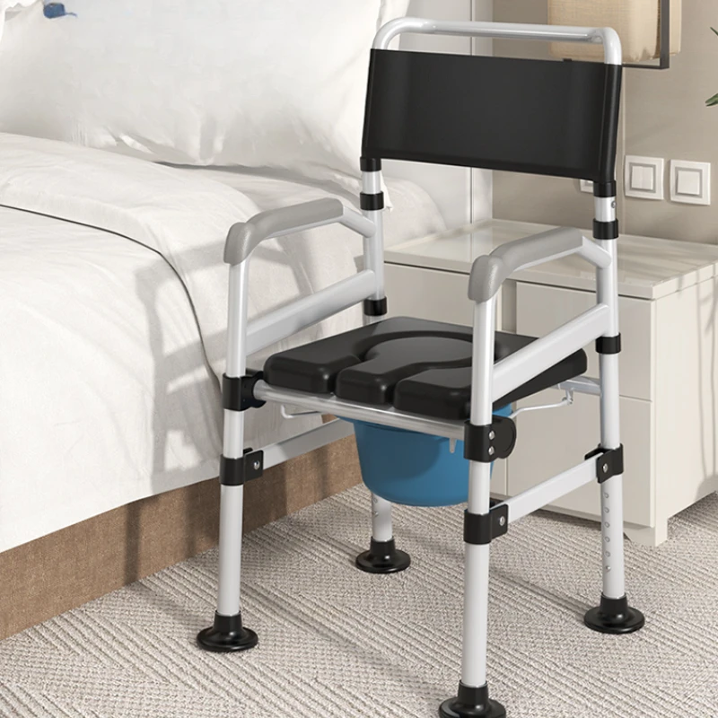 Anti Slip Bath Chair Senior Chairs Adjustable Heights Folding Senior Chairs Disabled Adjustable Stool Wheelchair Home Use