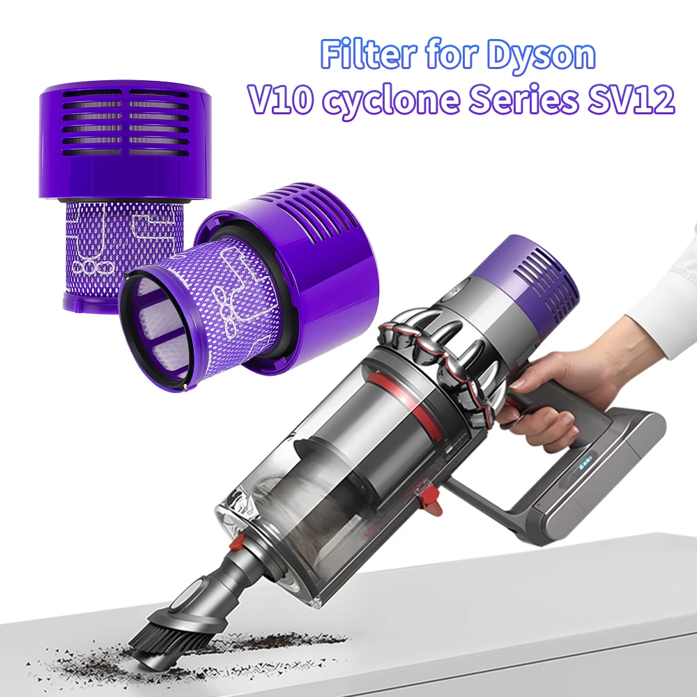 Voor Dyson V10 Filter Hepa Accessoires Robot Stofzuiger SV12 Wasbare Post-Filter Vervanging Reiniging HEPA Onderdelen